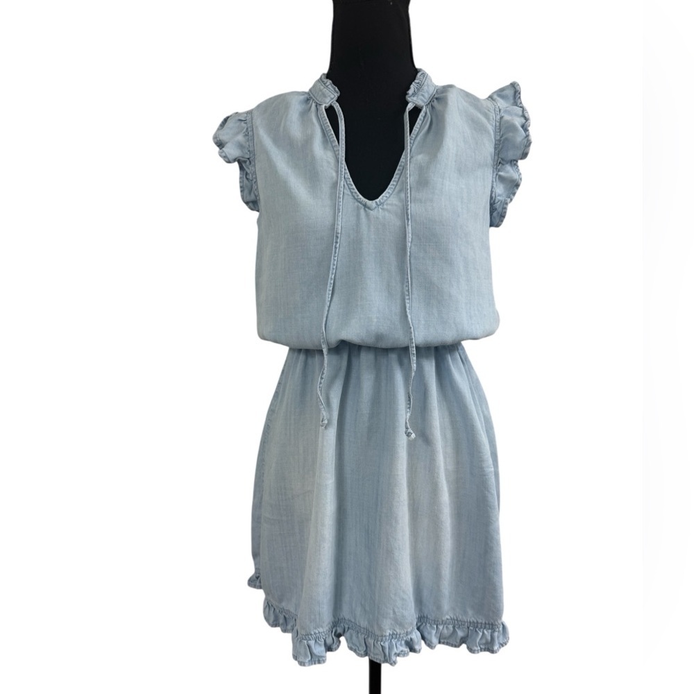Bella Dahl Light Blue Mini Dress